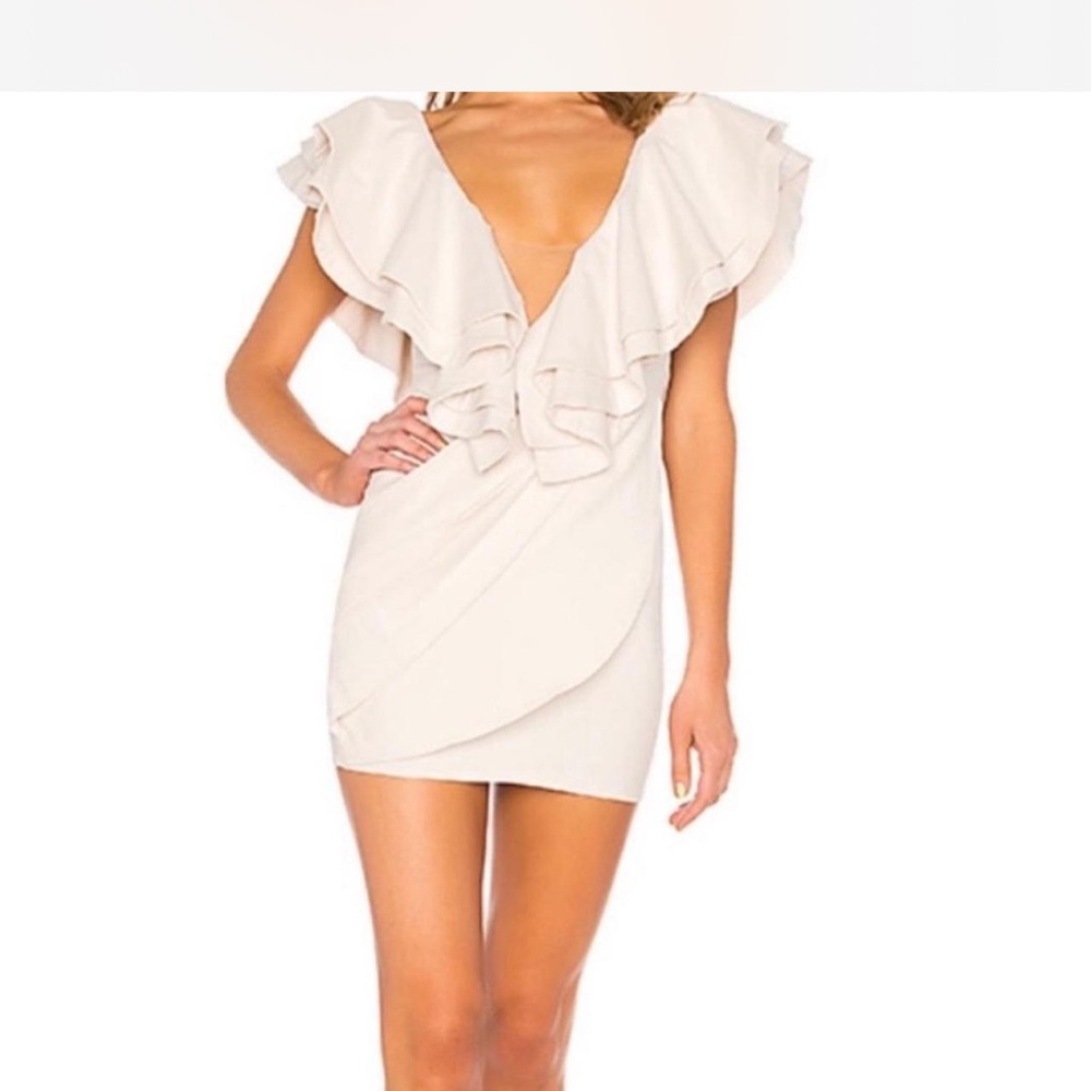 White Michael Costello dress size small